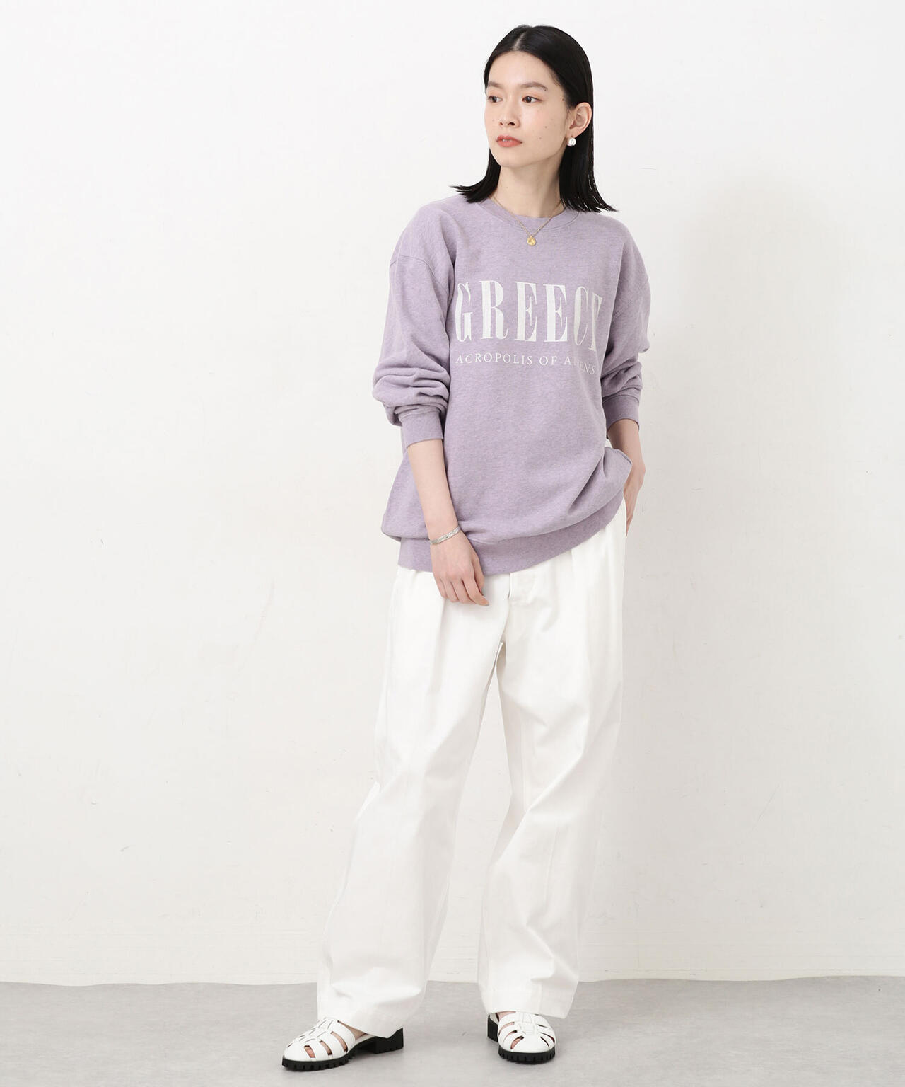 Odub/別注 プリントスウェット 6713123032