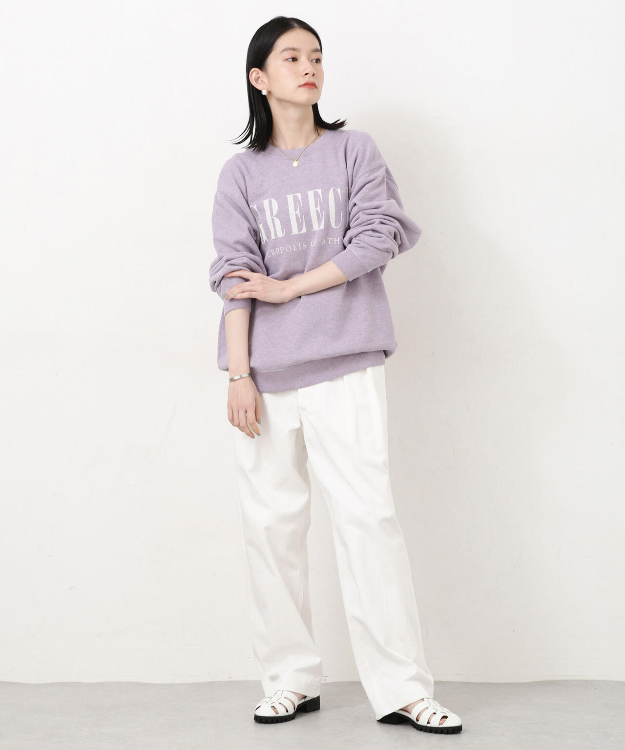 Odub/別注 プリントスウェット 6713123032