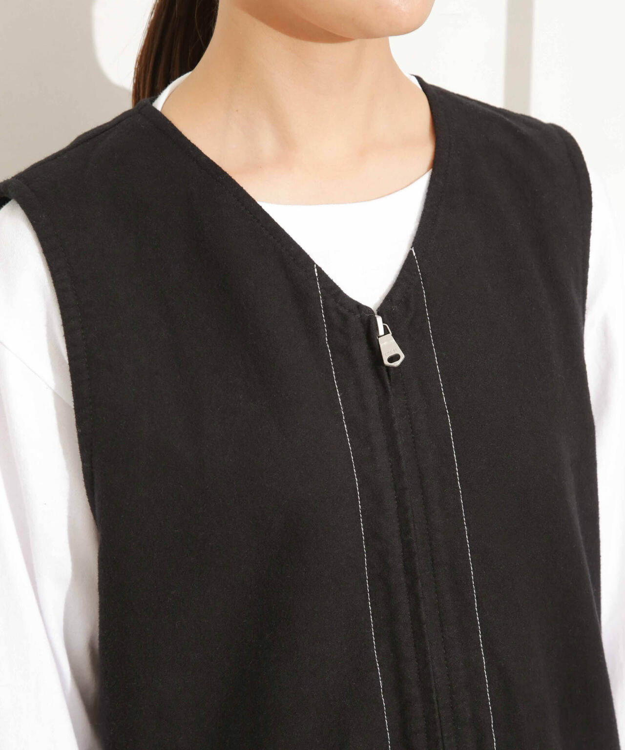 Odub/別注 ヘビーネル ベストワンピース 6713219043