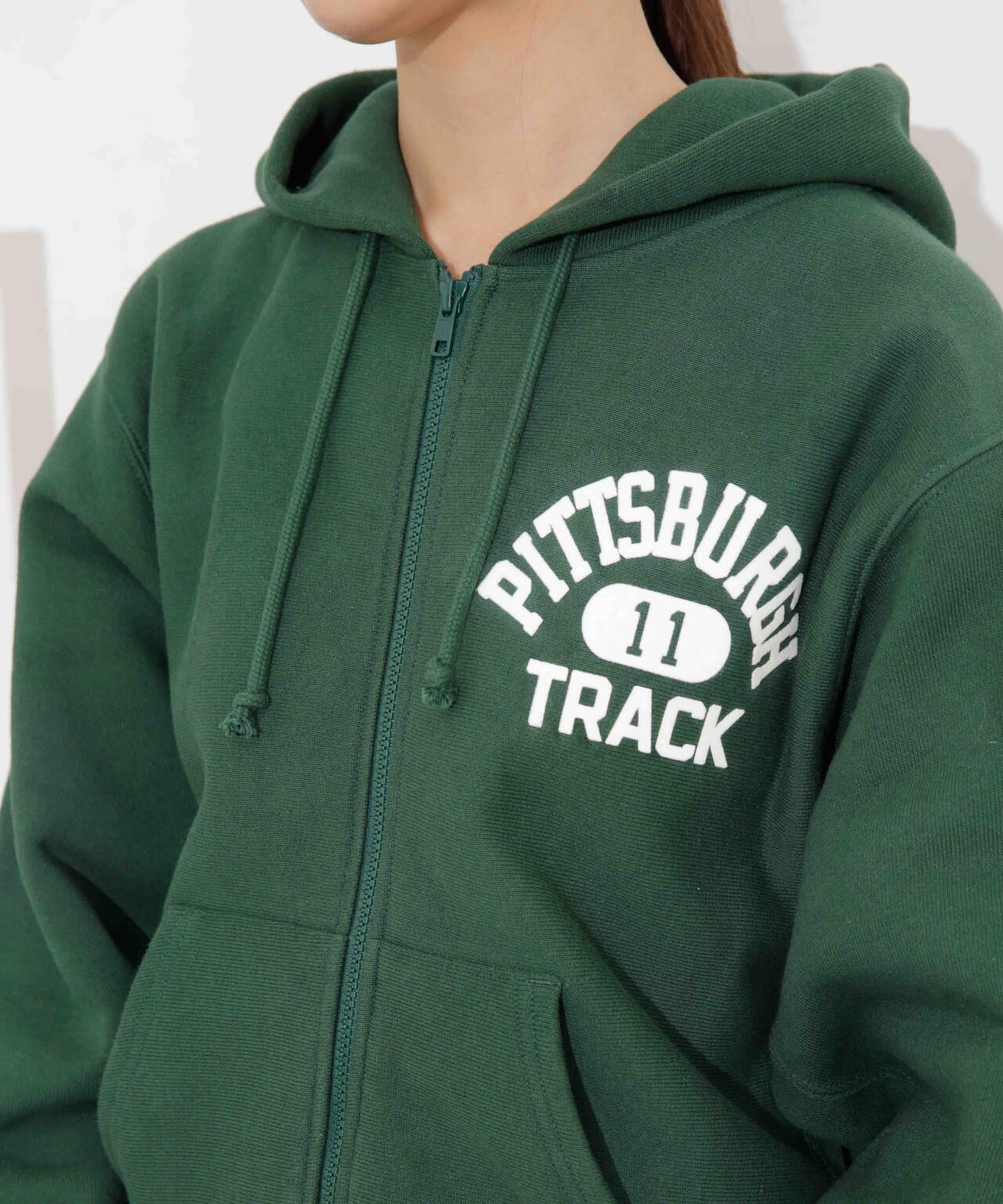 Champion/リバースウィーブ ジップフードスウェット 6713223022