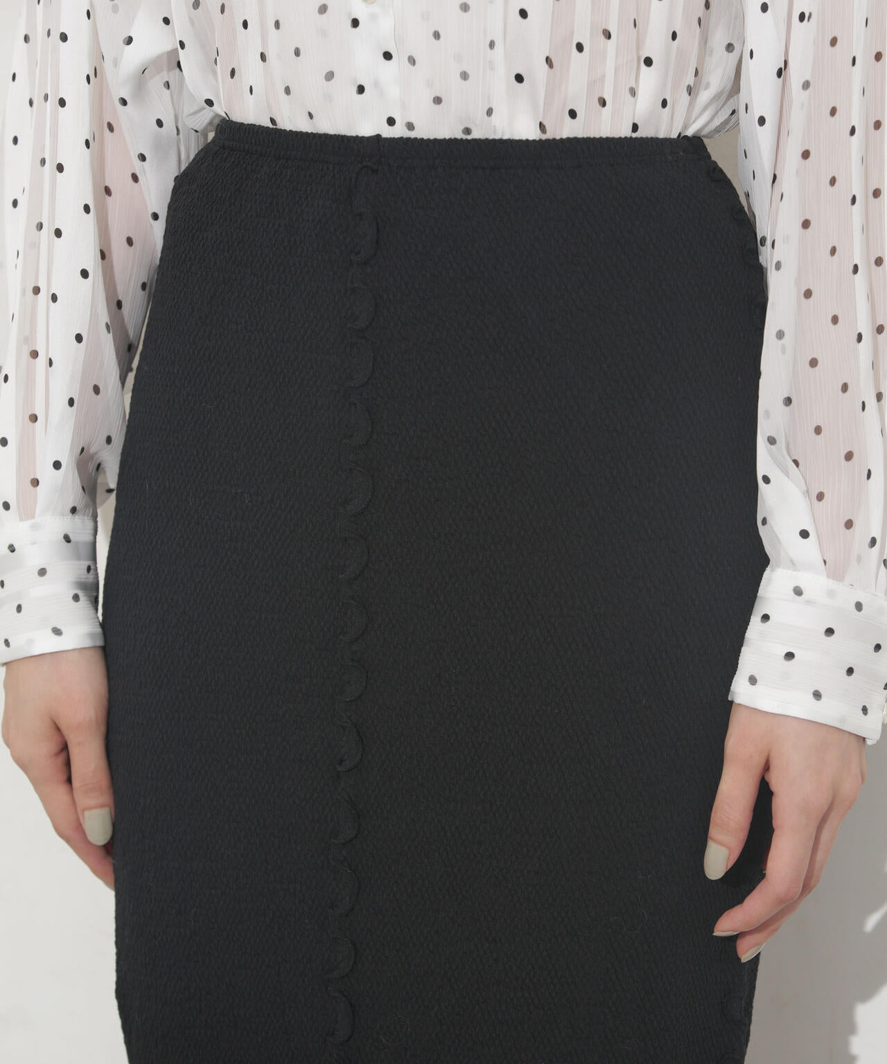 HAKUJI/JQ strech skirt 6713230010