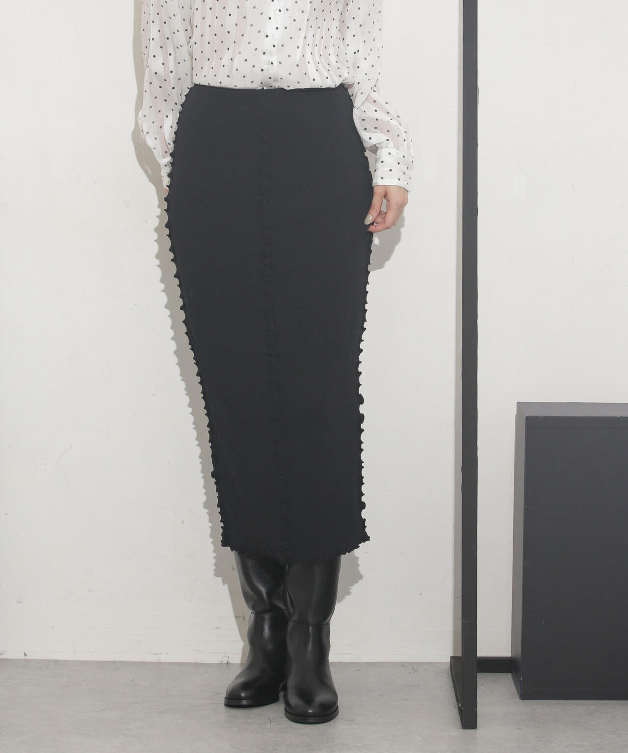 HAKUJI/JQ strech skirt 6713230010