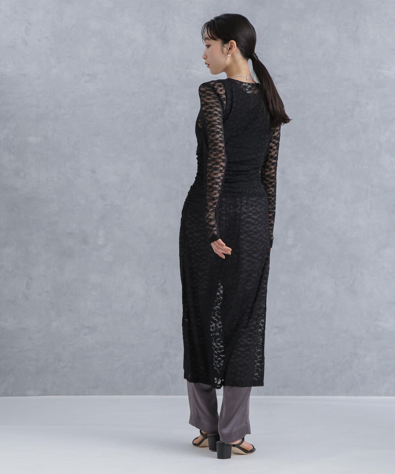 Baum und Pferdgarten/JULITA Lace Stretch ワンピース 6714119034