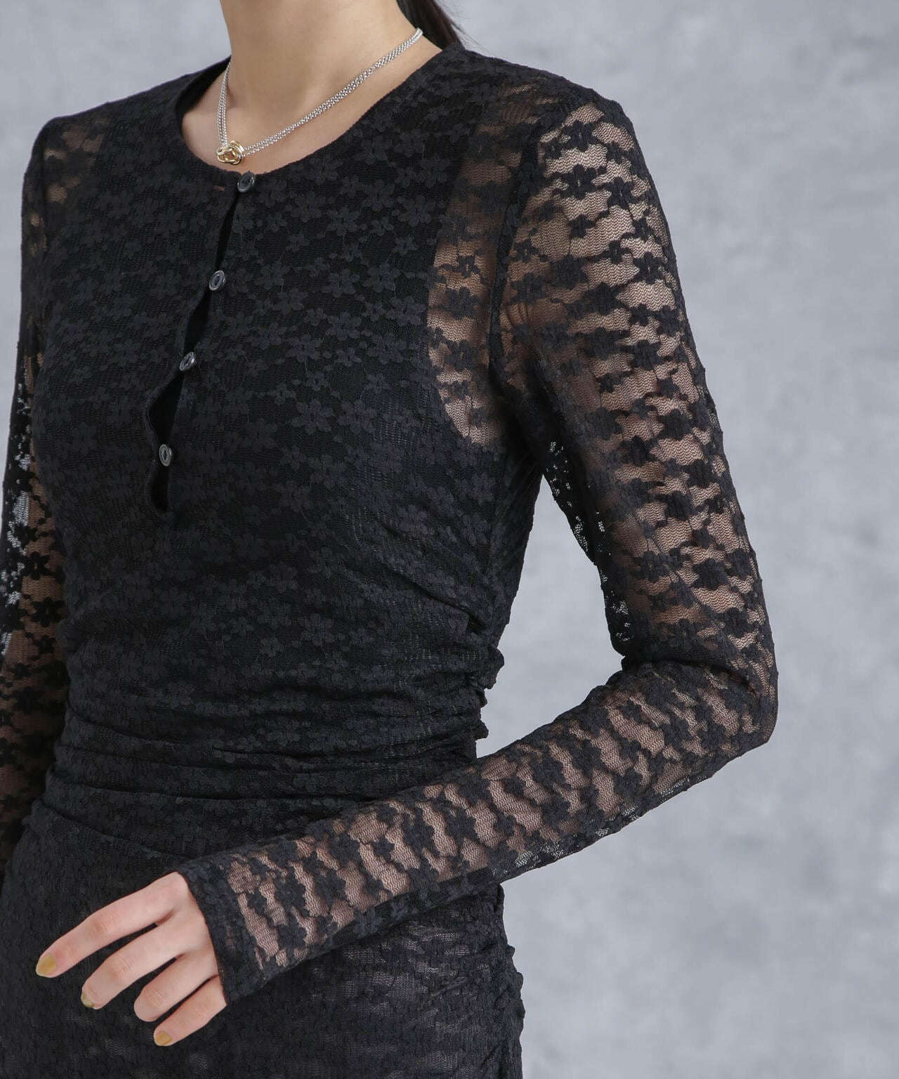 Baum und Pferdgarten/JULITA Lace Stretch ワンピース 6714119034