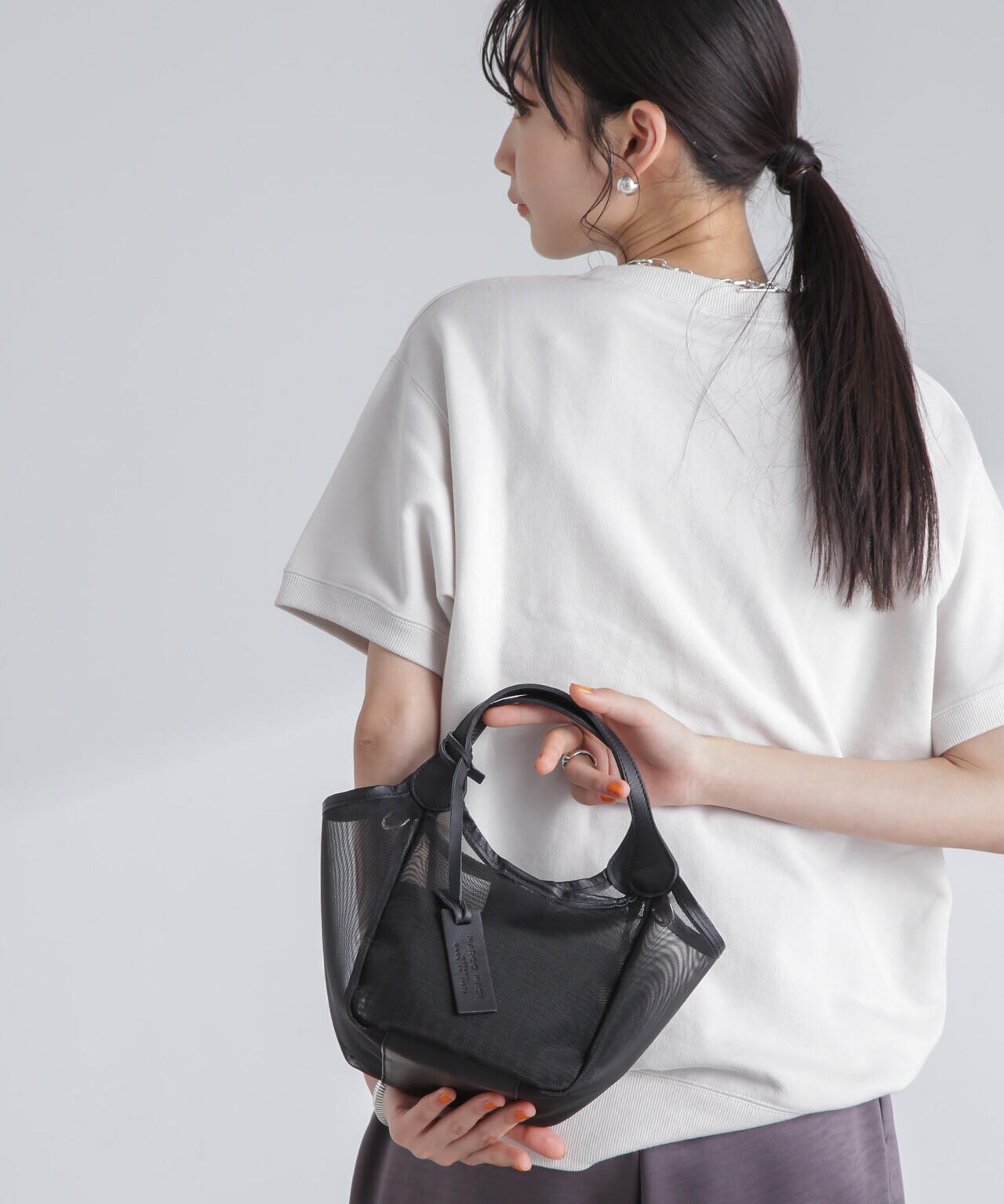 MARCO MASI/メッシュ2WAYバッグ マイクロ 6714132321