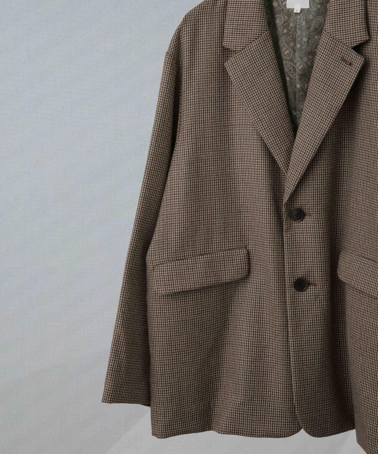 RhodolirioN/Oversized Jacket - Houndstooth 6714216010