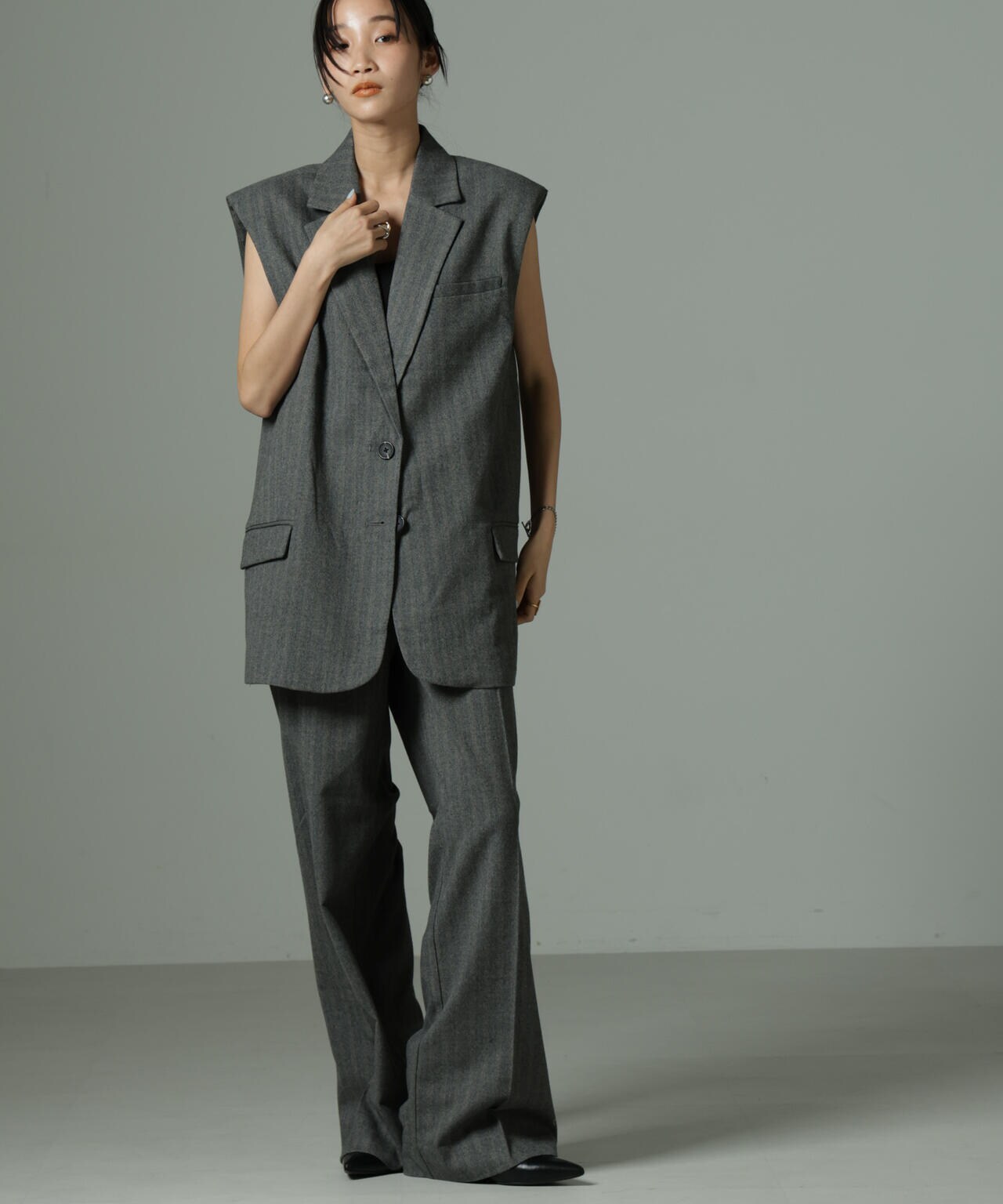 SECOND FEMALE/Hollanda Trousers(セットアップ可) 6714227034