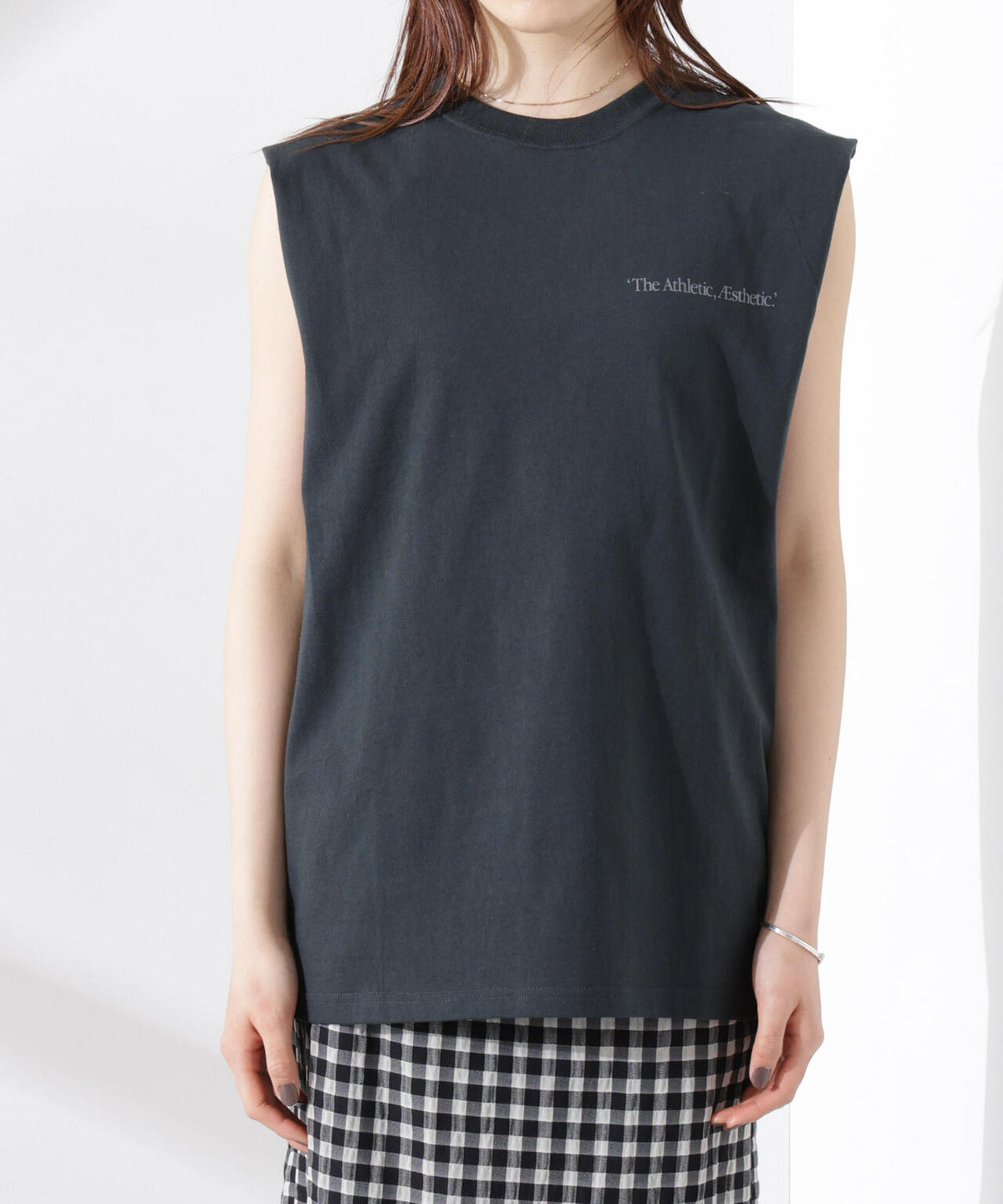 RUSSELL ATHLETIC/別注 Jersey Sleeveless Graphic T 6715124034