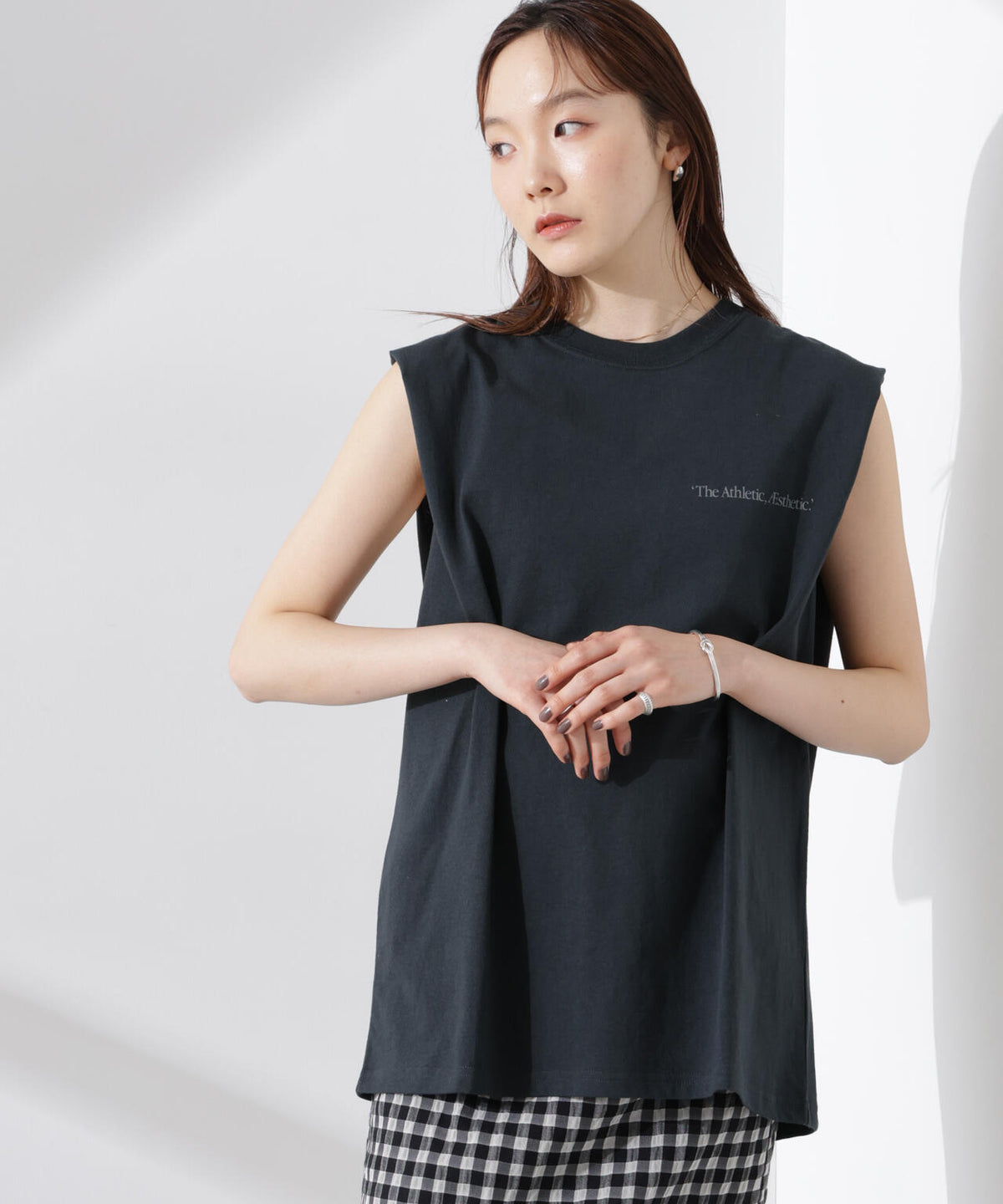RUSSELL ATHLETIC/別注 Jersey Sleeveless Graphic T 6715124034