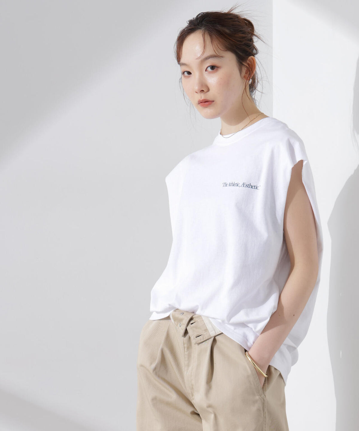RUSSELL ATHLETIC/別注 Jersey Sleeveless Graphic T 6715124034