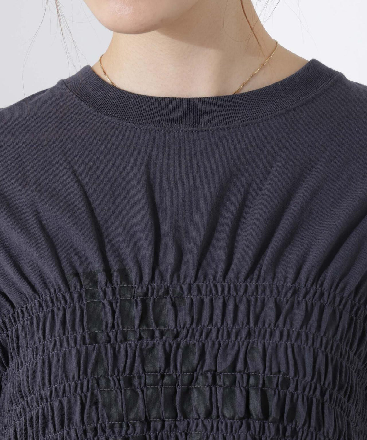 RUSSELL ATHLETIC/別注 Jersey Shirring T 6715124035