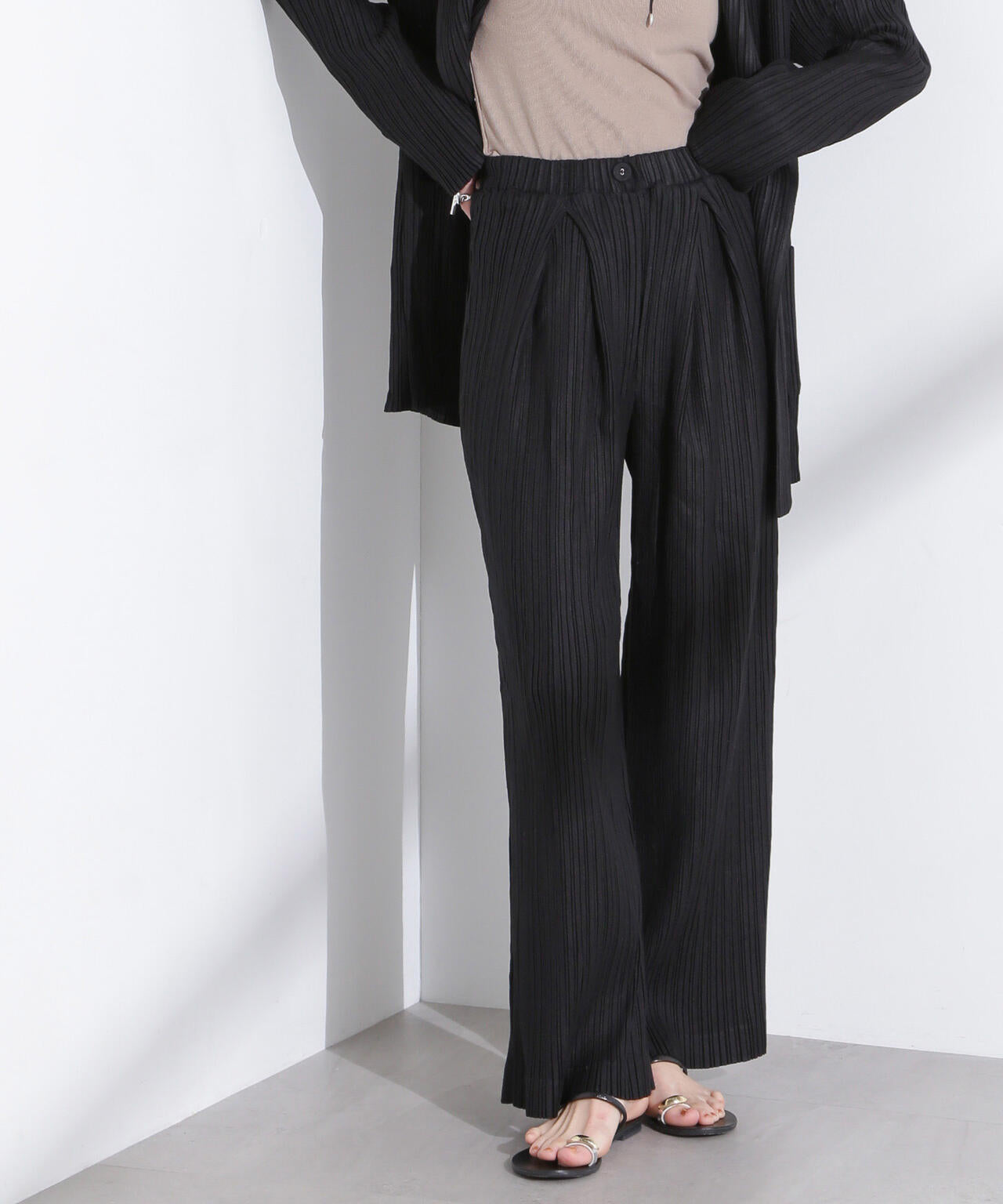 Gongdid Design/Cotto pleated pants(セットアップ可) 6715127047