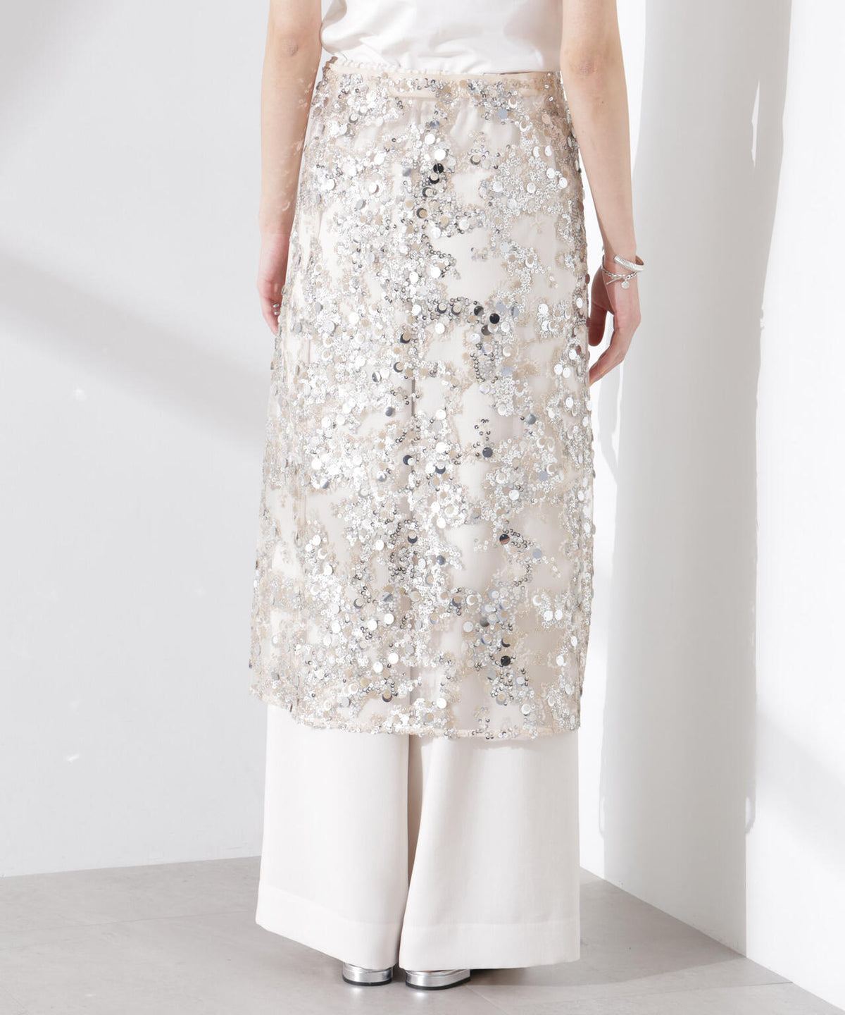 BAUM UND PFERDGARTEN/Sequins スカート(セットアップ可) 6715130011