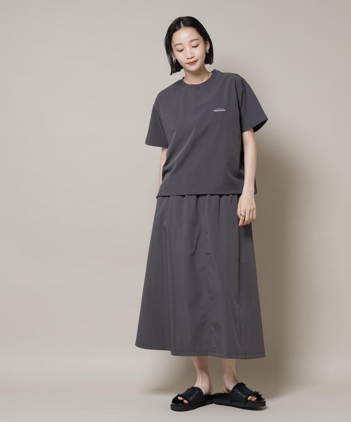 THOUSAND MILE/ショートスリーブTシャツ スカートセット 6715131001