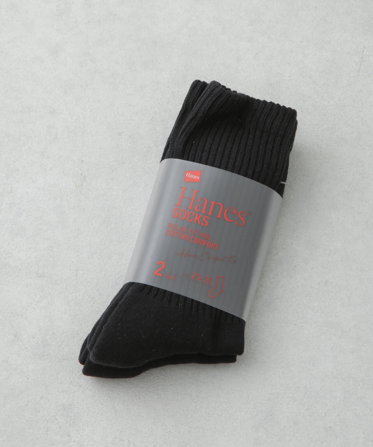 Hanes/クルーソックス2P 6715151005