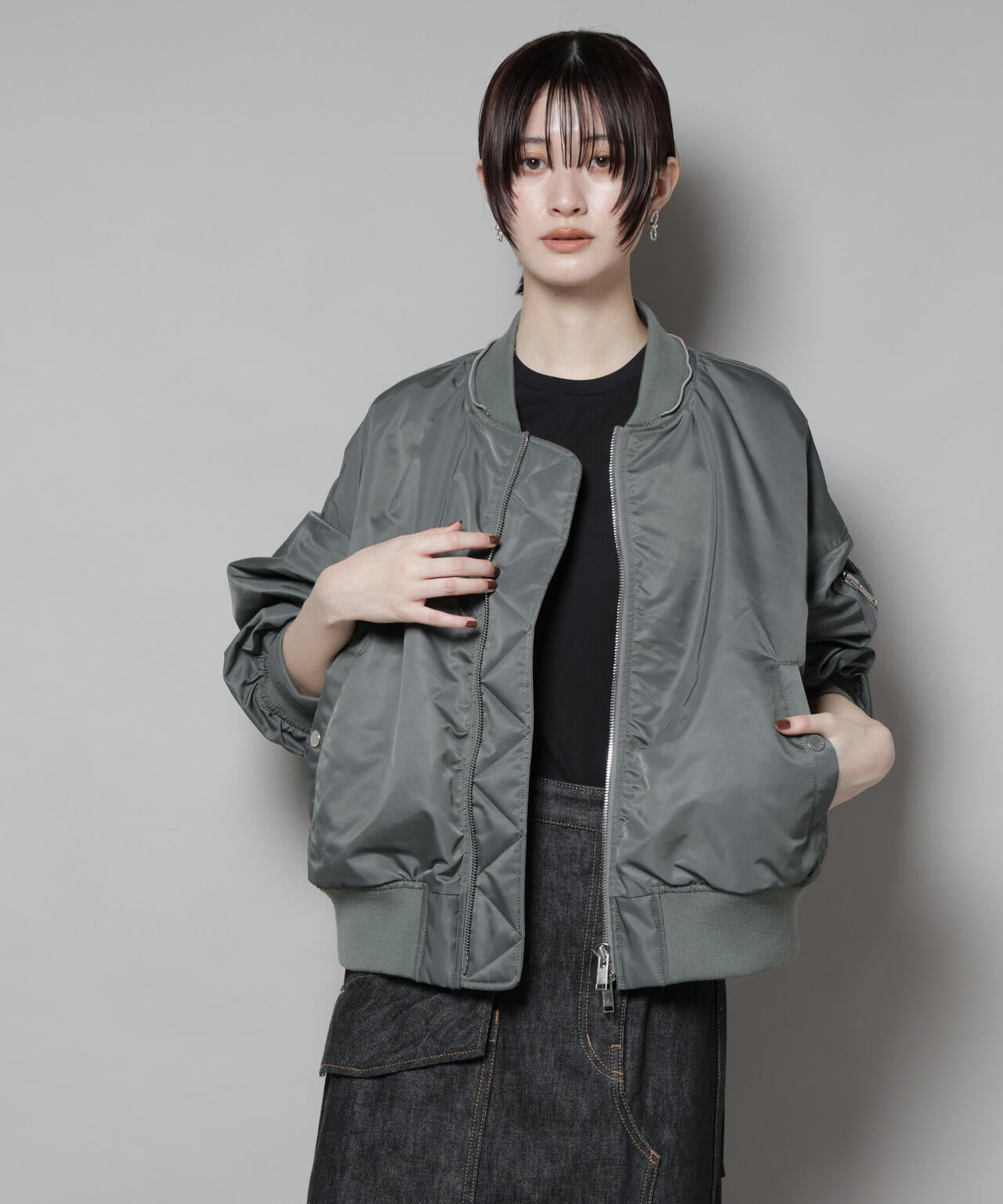 upper hights/THE U-2 HOODIE ARMY 6715212009