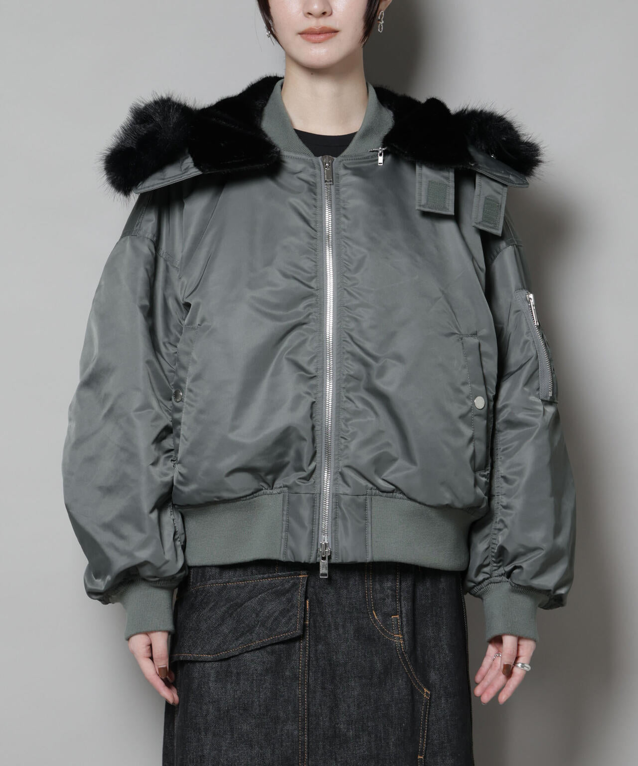 upper hights/THE U-2 HOODIE ARMY 6715212009