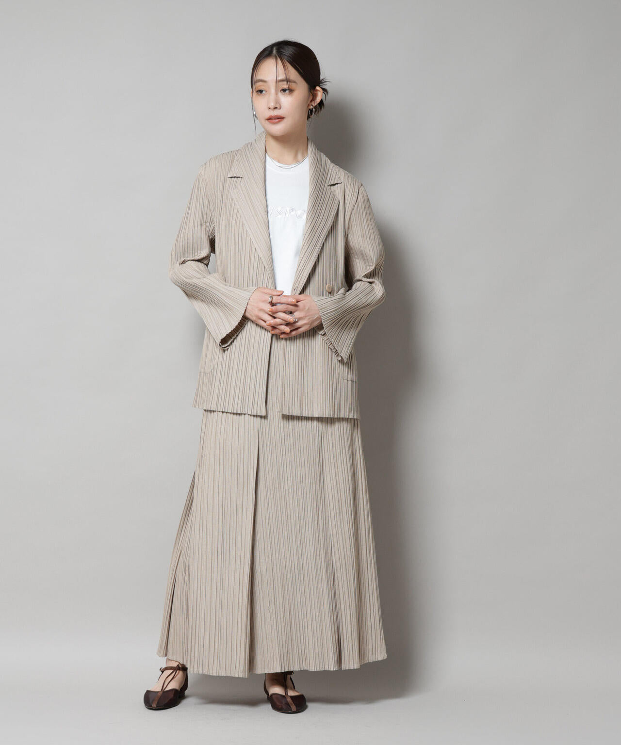Gongdid Design/Double breasted pleated suit(セットアップ可) 6715216011