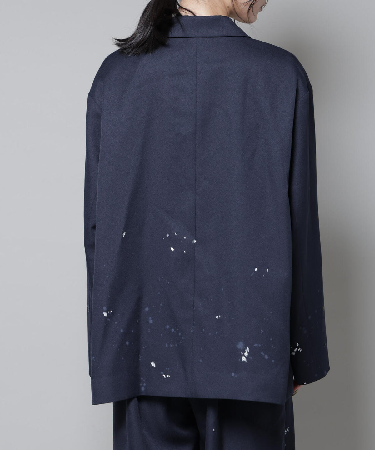 RhodolirioN/Oversized Jacket -Twill Paint(セットアップ可) 6715216012