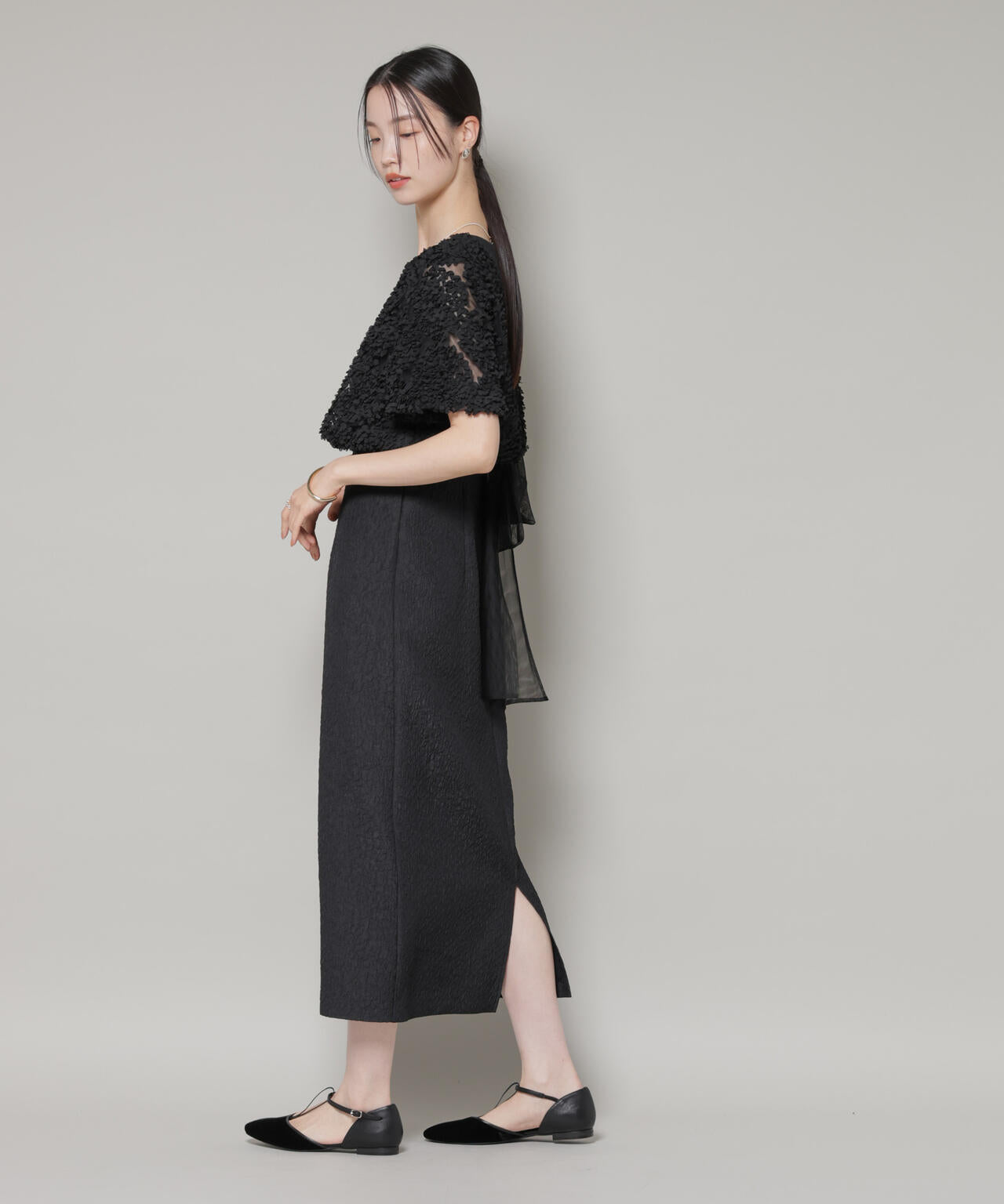 kaene/デザインリボンボレロセットドレス 6715219059