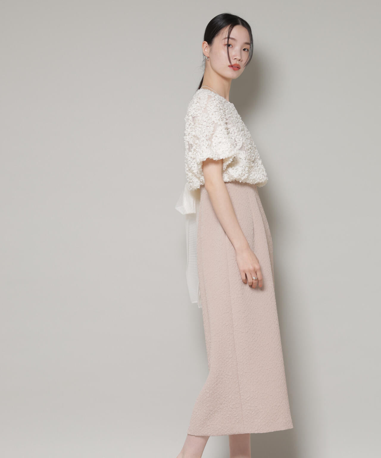 kaene/デザインリボンボレロセットドレス 6715219059