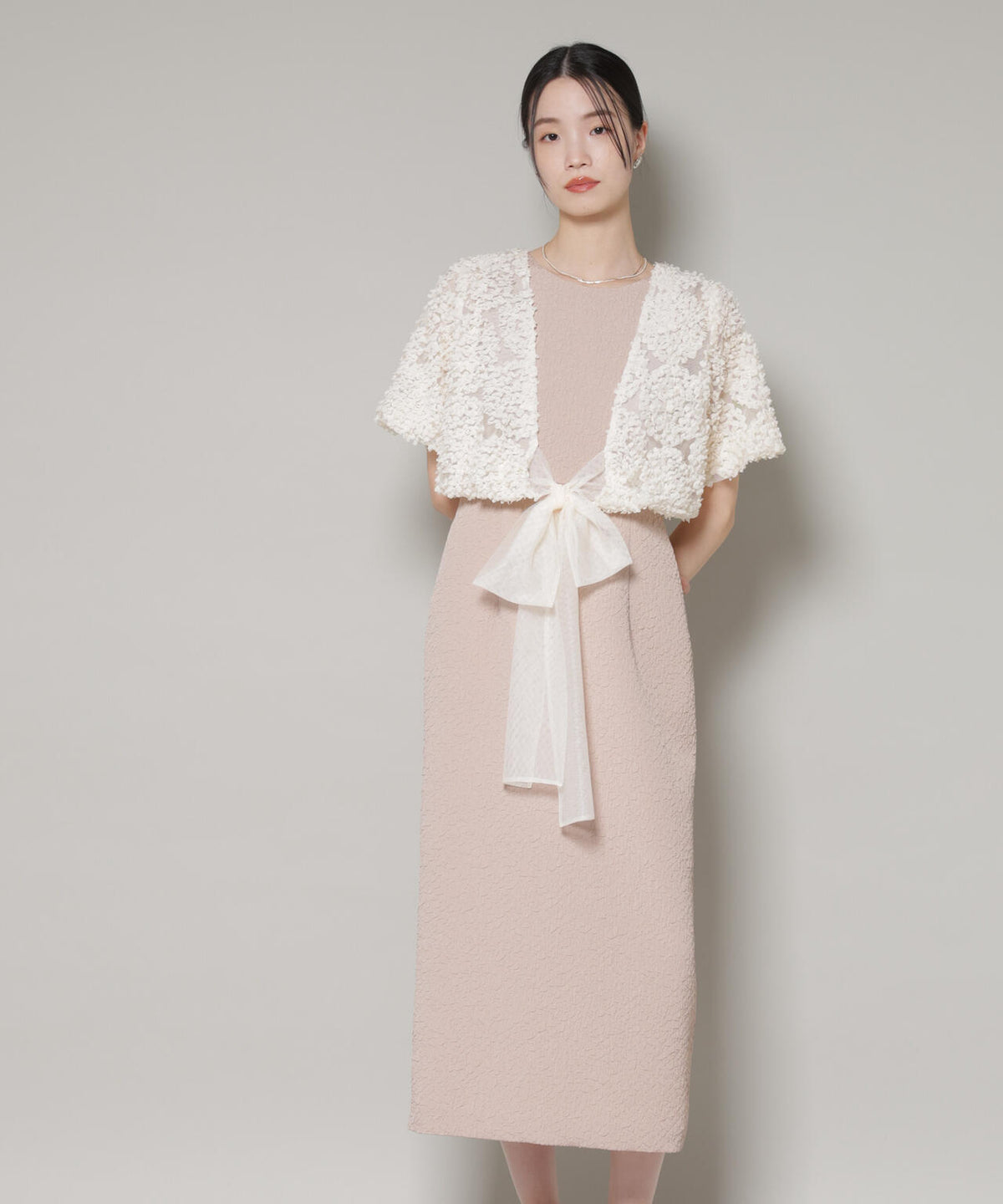 kaene/デザインリボンボレロセットドレス 6715219059