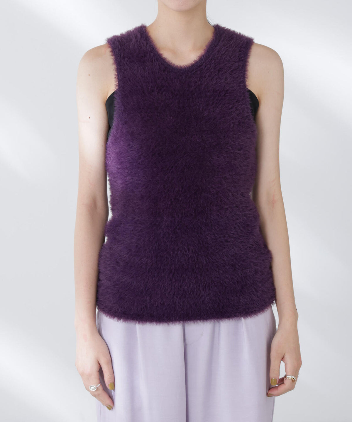BAUM UND PFERDGARTEN/Furry Knit ベスト 6715222057