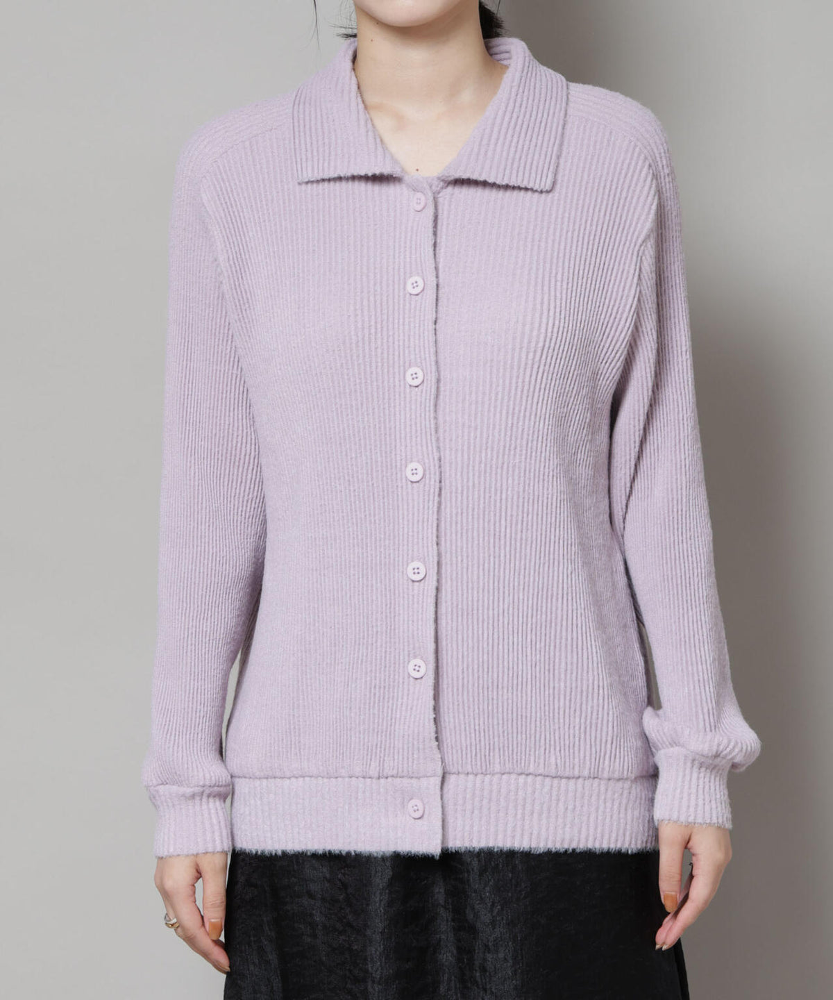Gongdid Design/Knit pleated cardigan 6715222060