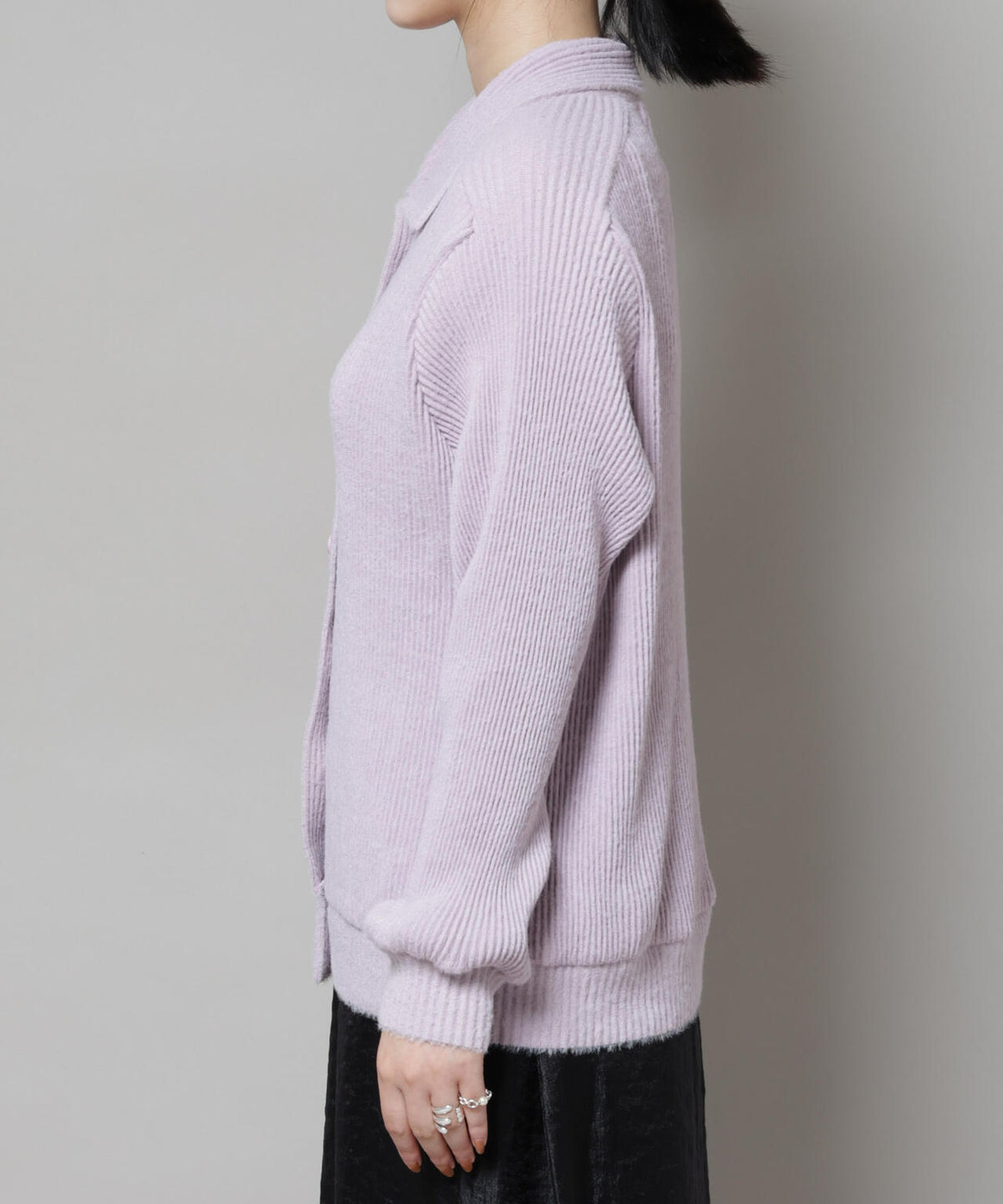 Gongdid Design/Knit pleated cardigan 6715222060