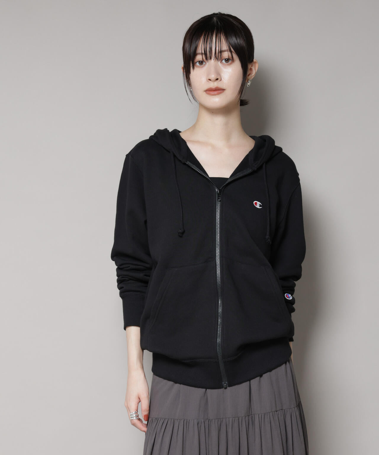 Champion/ZIP HOODED SWEATSHIRT 6715223038