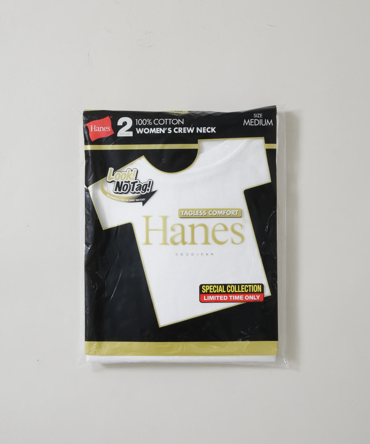 Hanes/Hanes×DODOJEAN 2P クルーネックTシャツ 6715223041