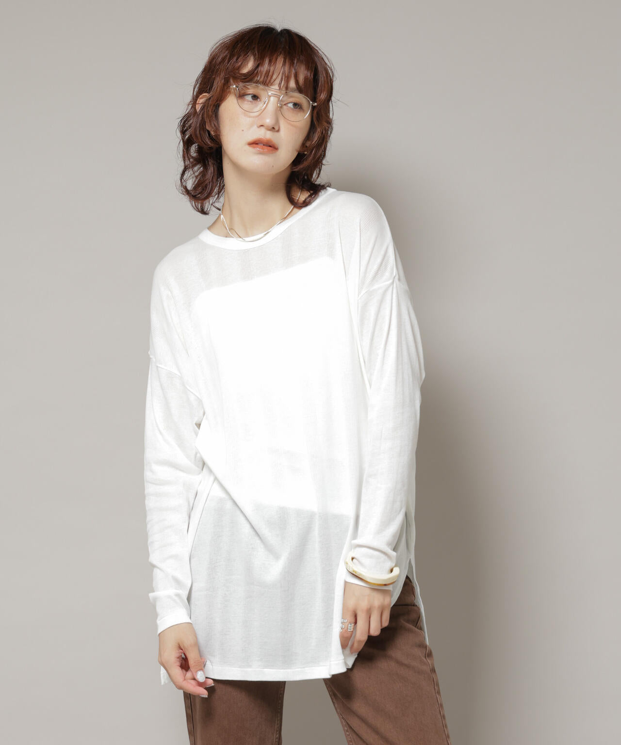 Robert P. Miller/Light Prib Crew L/S tee 6715223045