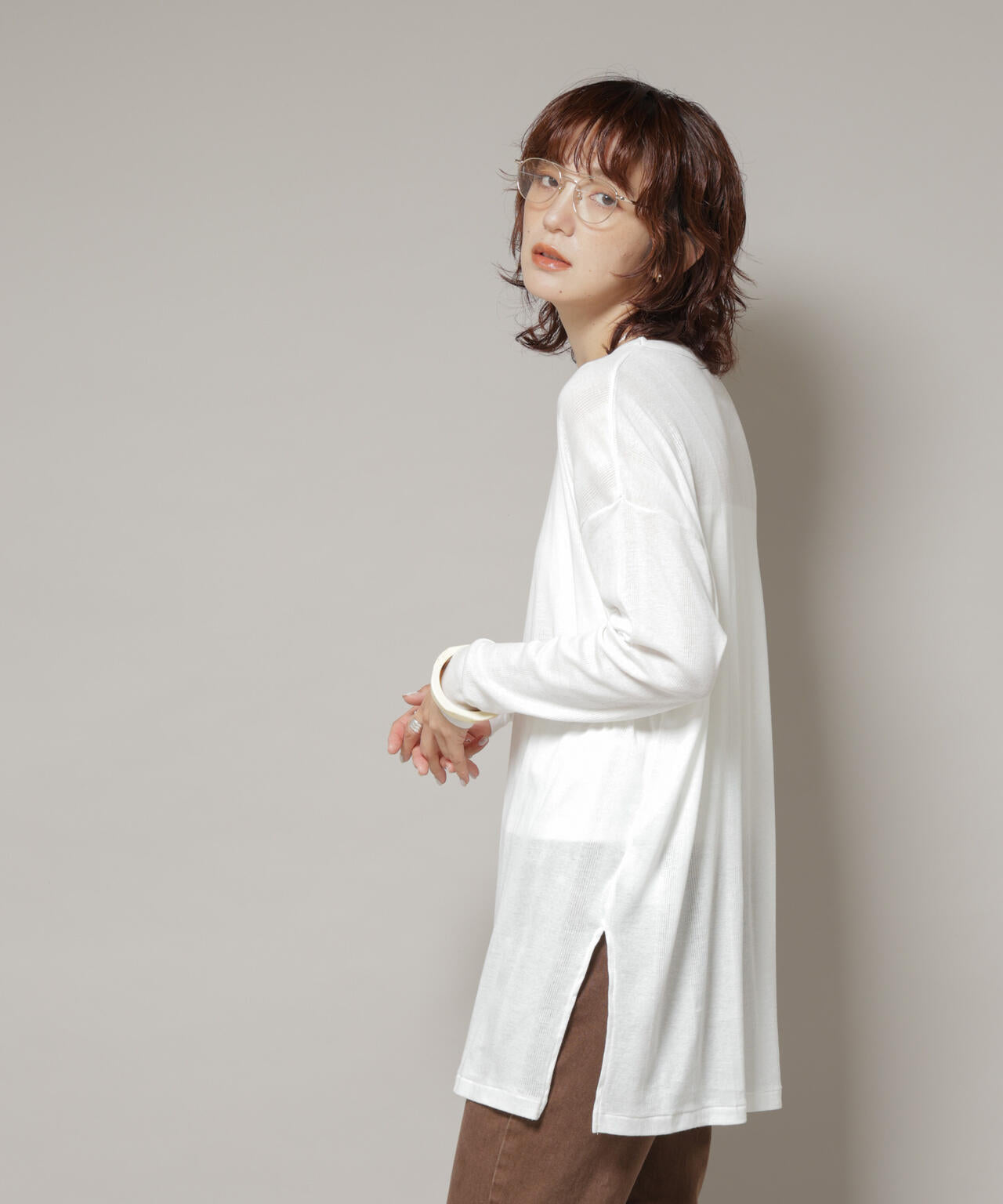 Robert P. Miller/Light Prib Crew L/S tee 6715223045
