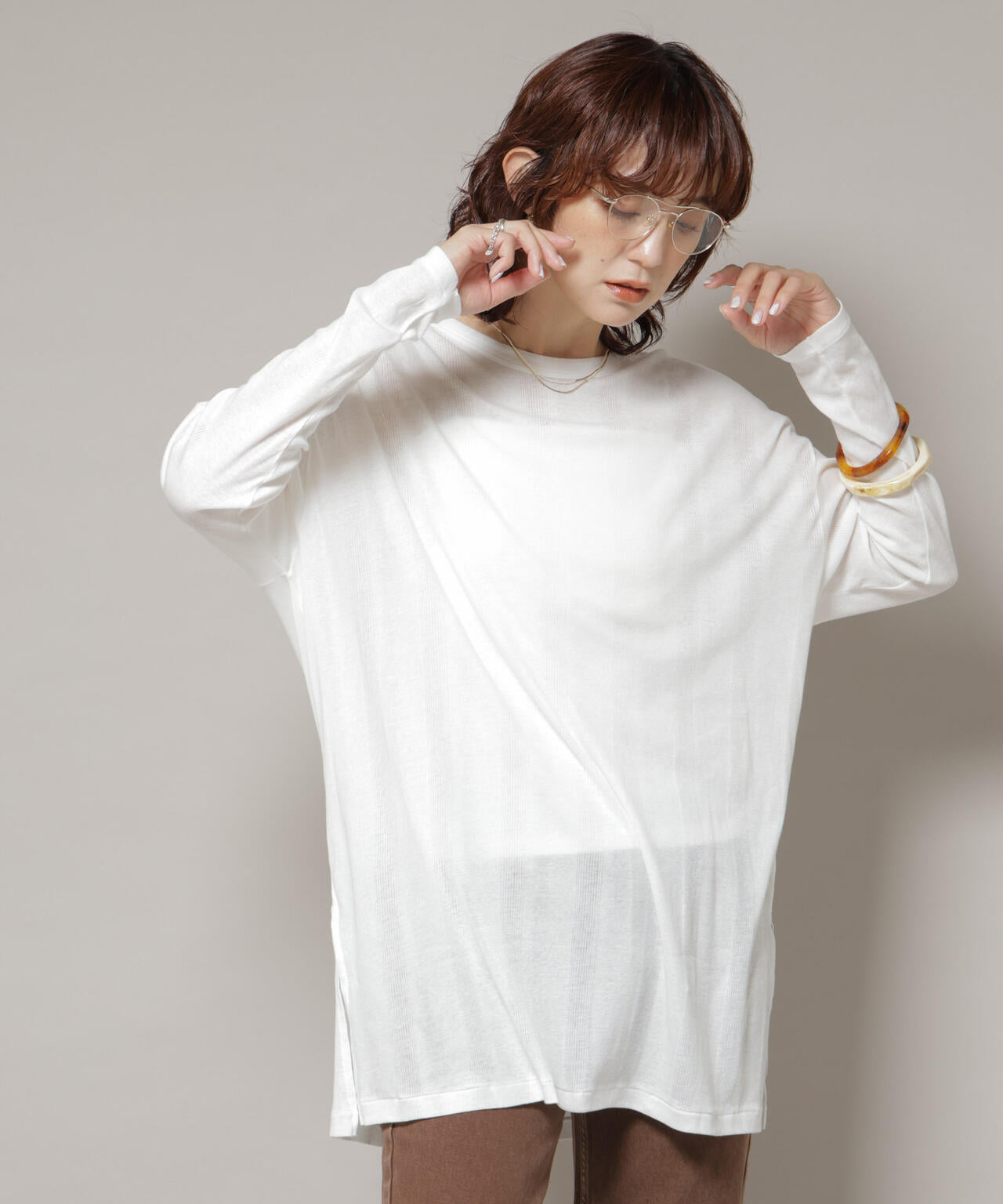 Robert P. Miller/Light Prib Crew L/S tee 6715223045