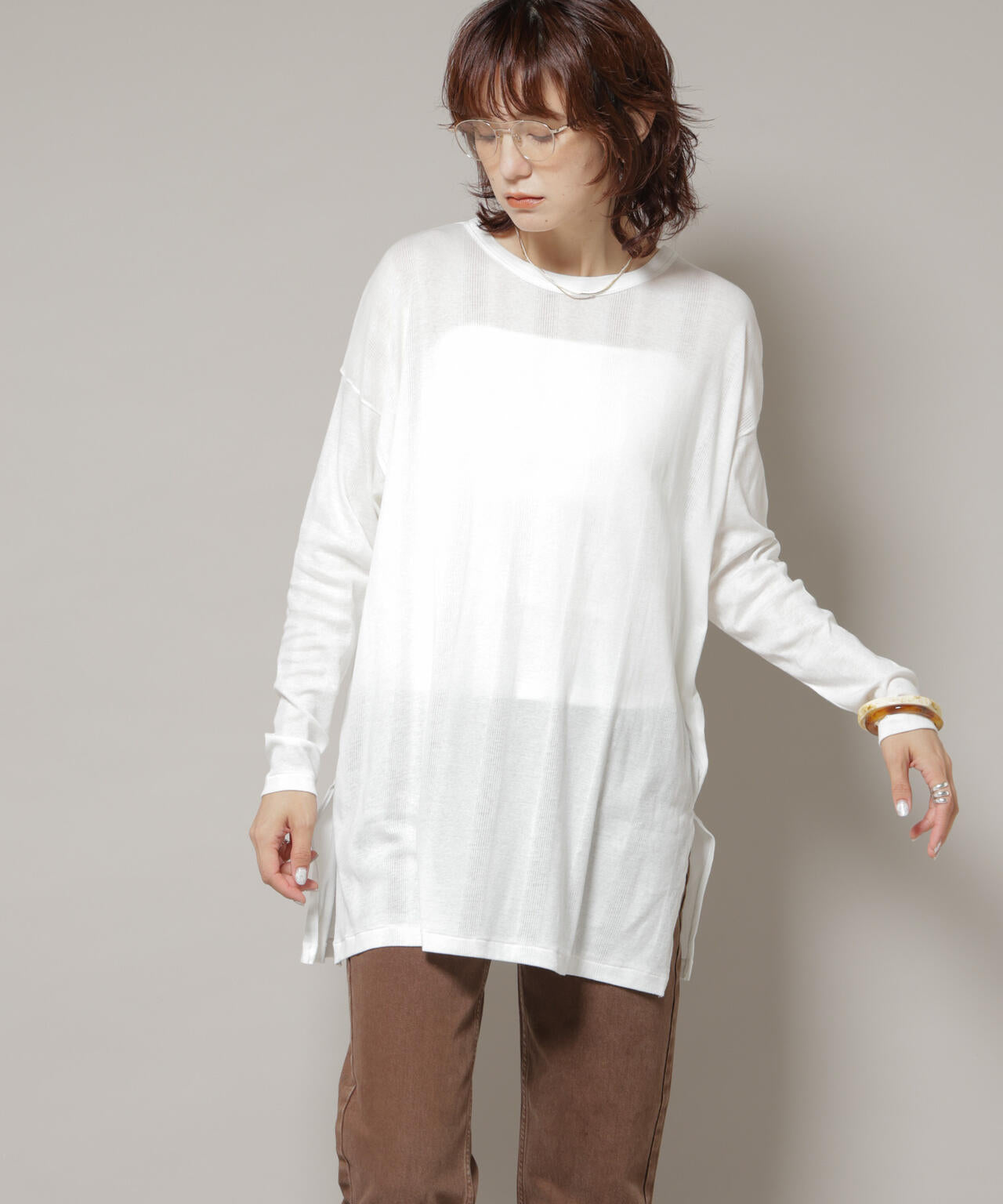 Robert P. Miller/Light Prib Crew L/S tee 6715223045