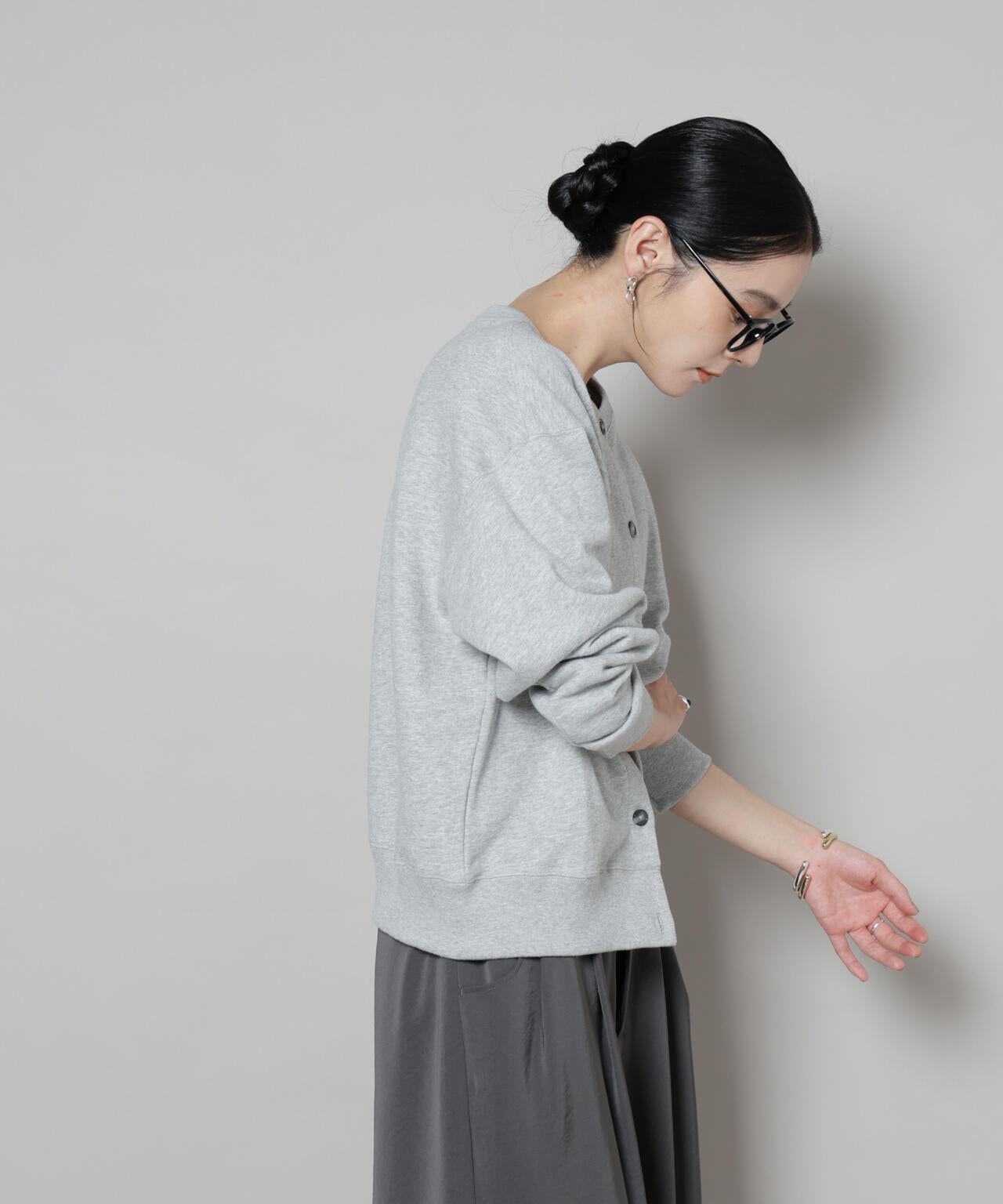 RUSSELL ATHLETIC/別注 Mini Logo Sweat Cardigan 6715223054