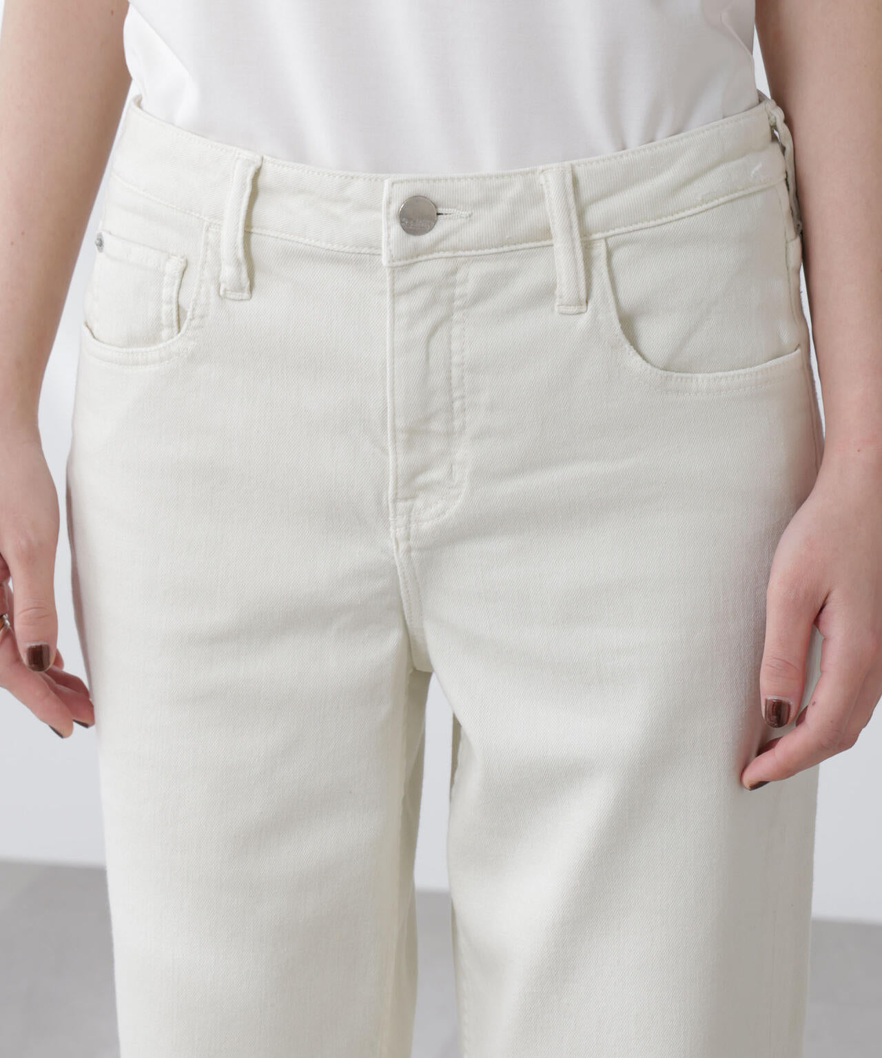 Healthy DENIM/別注 Pink Pepper Midrise ワイドデニム 6715227023