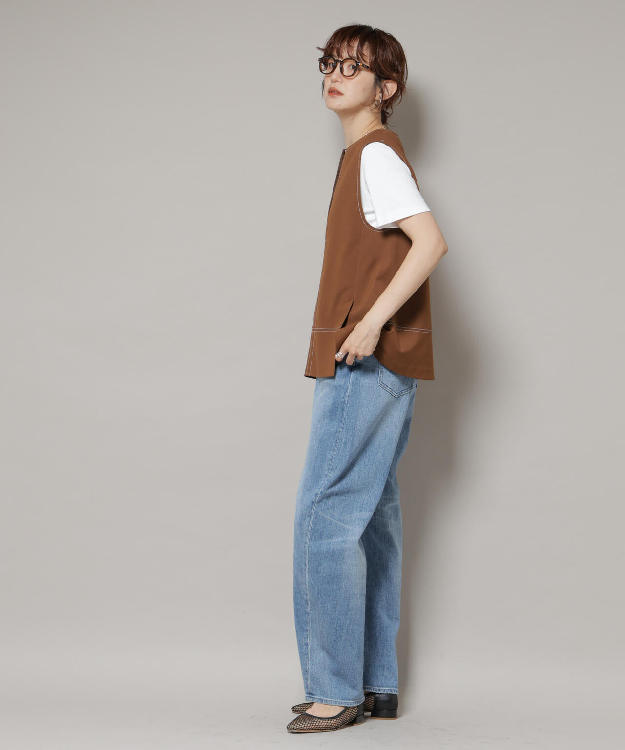 Healthy DENIM/Corn ワイドカーブデニム 6715227027