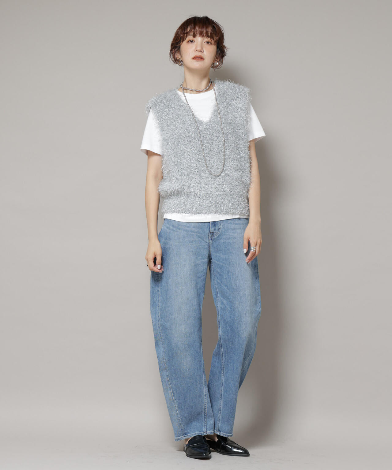 Healthy DENIM/Corn ワイドカーブデニム 6715227027