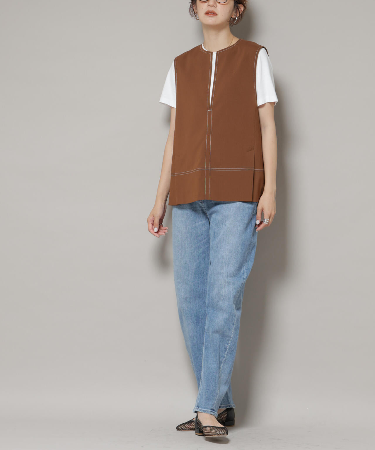 Healthy DENIM/Corn ワイドカーブデニム 6715227027