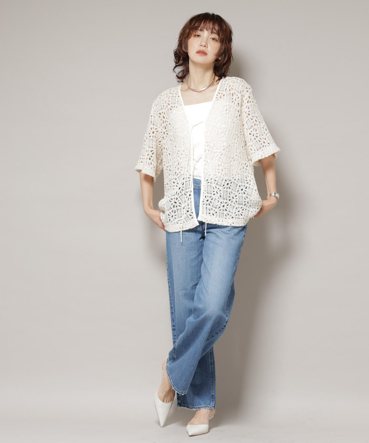 upper hights/THE NIECE MID-RISE ブルー 6715227028