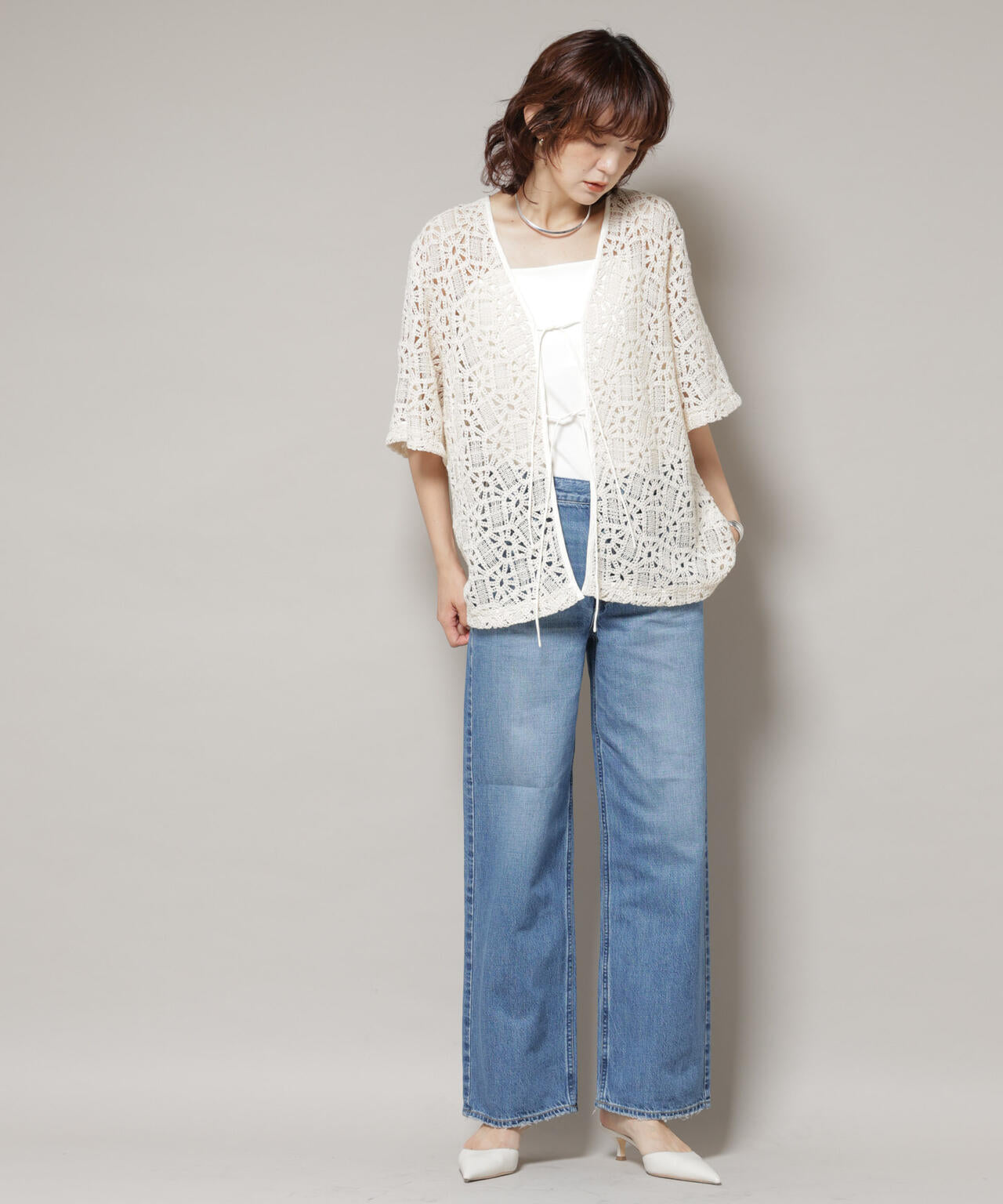 upper hights/THE NIECE MID-RISE ブルー 6715227028
