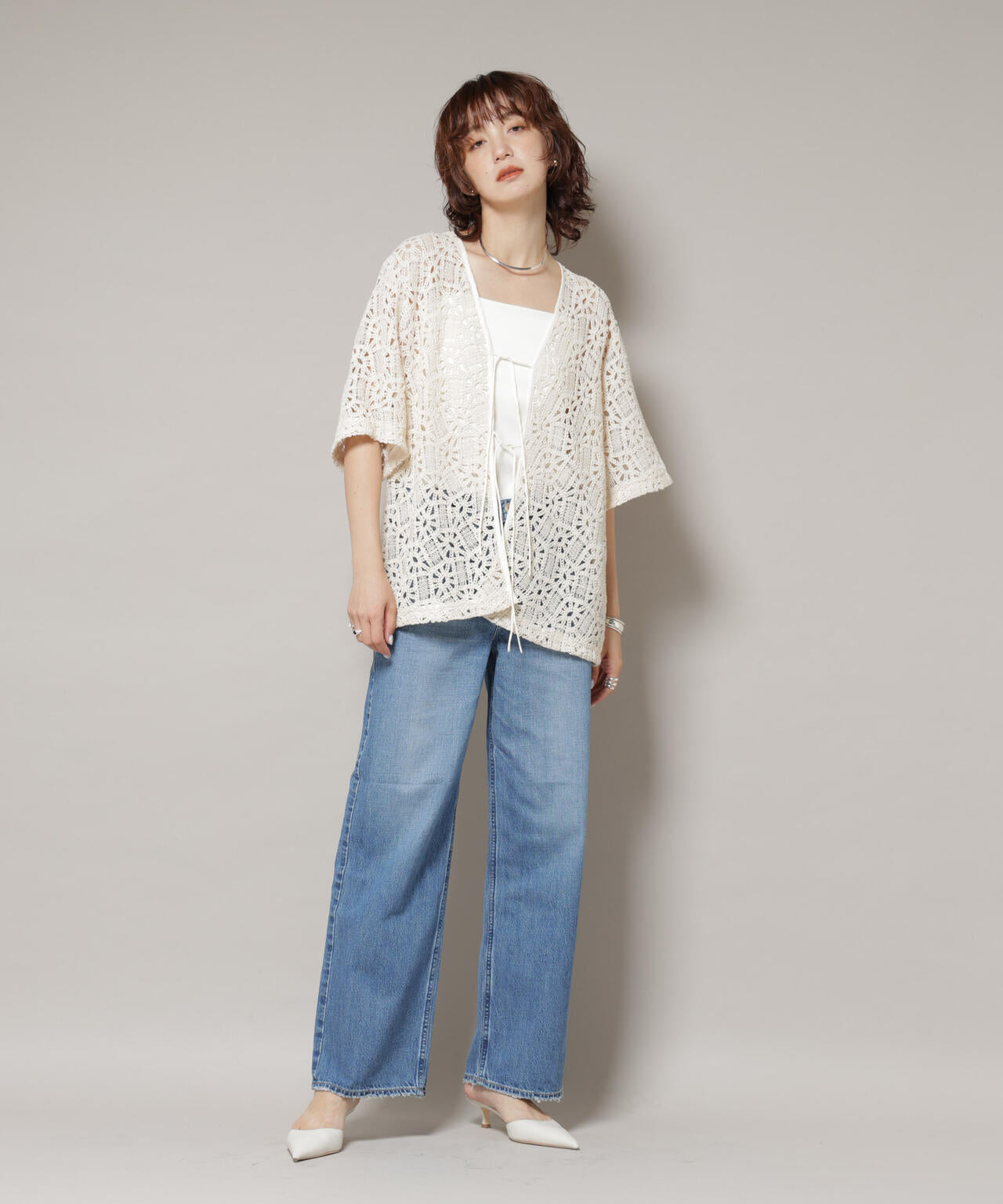 upper hights/THE NIECE MID-RISE ブルー 6715227028