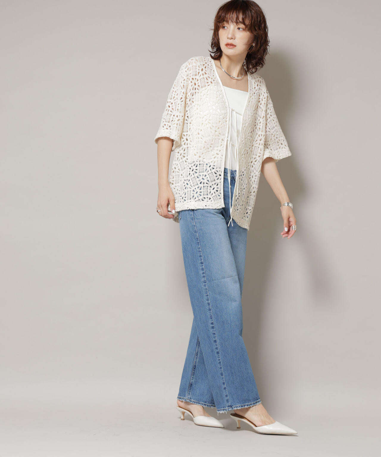 upper hights/THE NIECE MID-RISE ブルー 6715227028