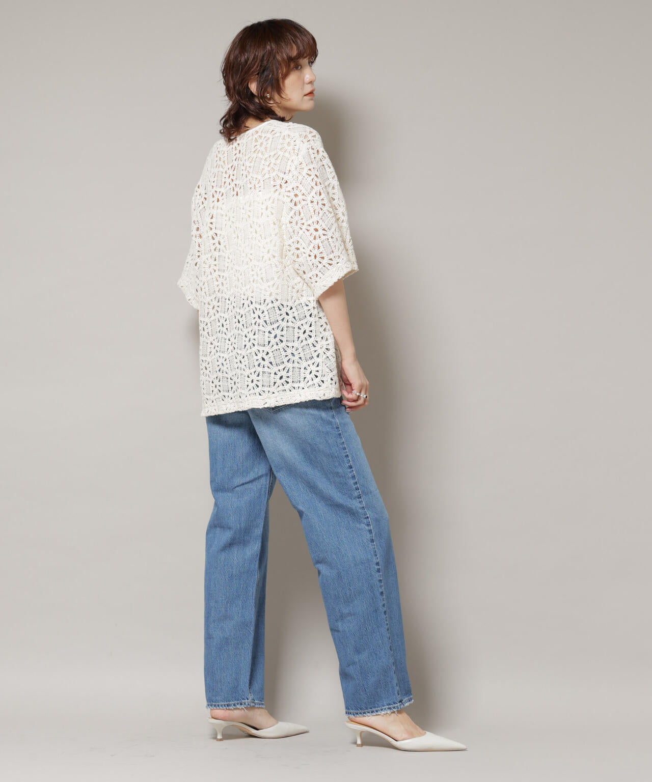 upper hights/THE NIECE MID-RISE ブルー 6715227028