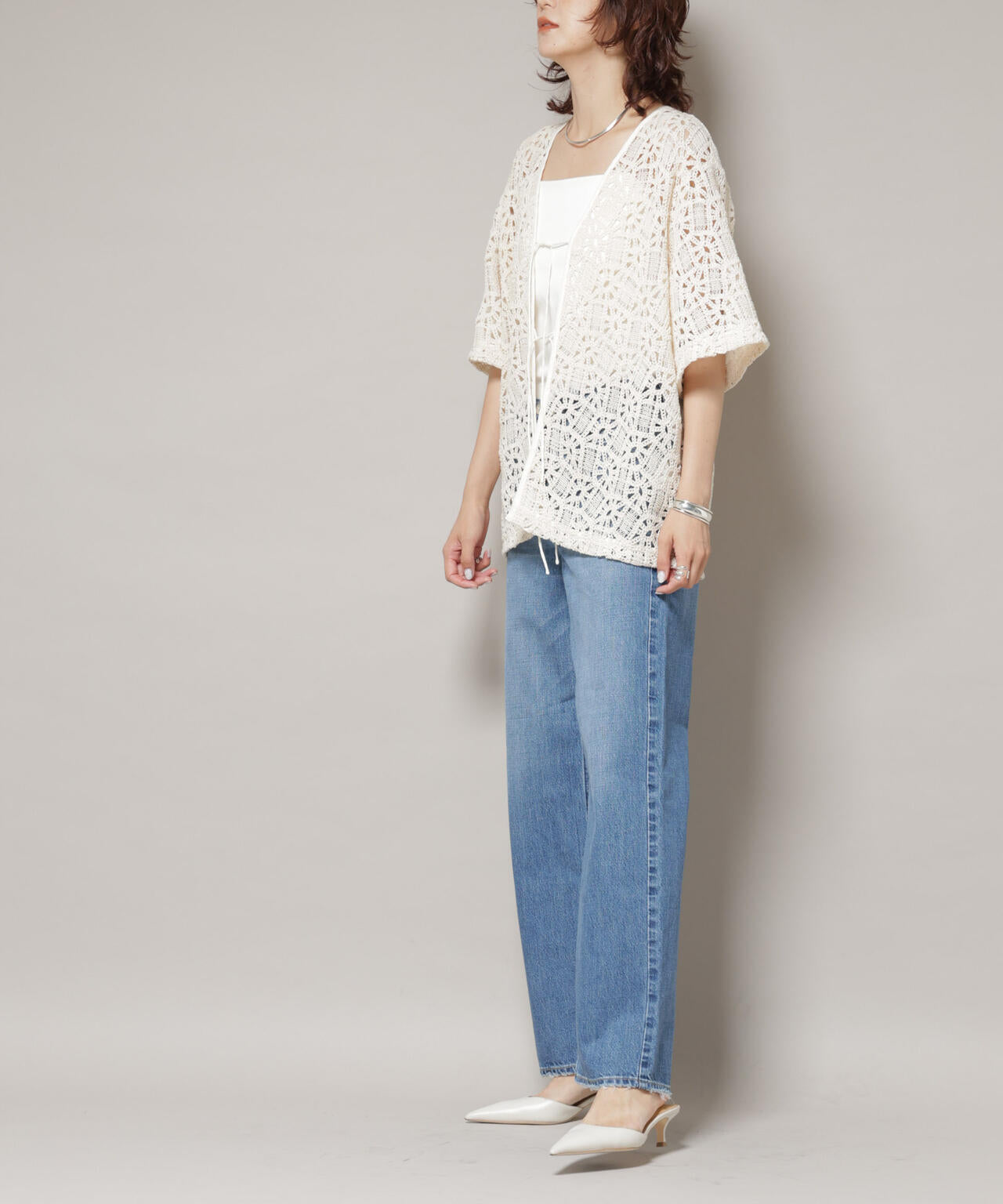 upper hights/THE NIECE MID-RISE ブルー 6715227028