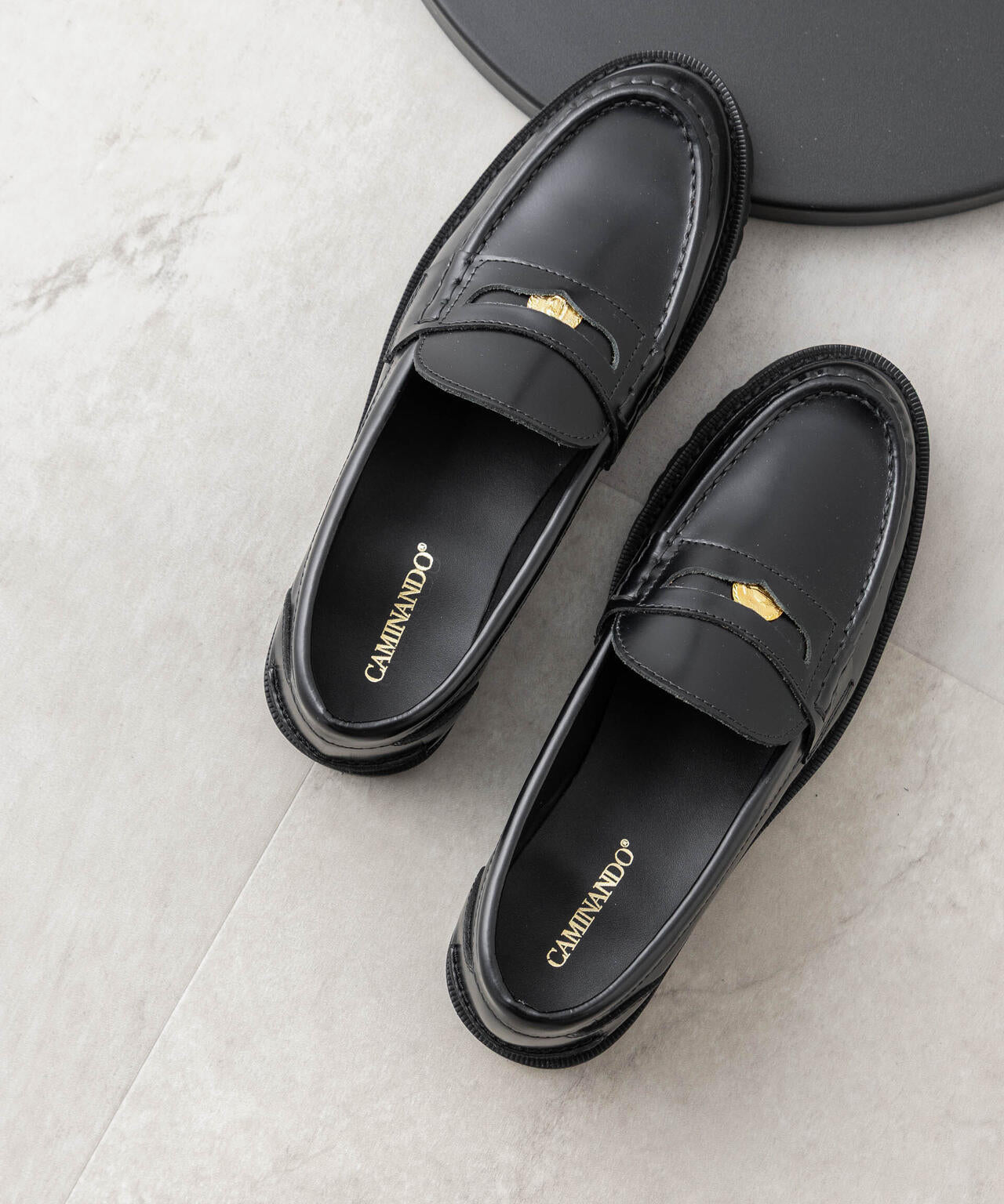CAMINANDO/別注 ALMOND TOE PENNY LOAFERS 6715233097
