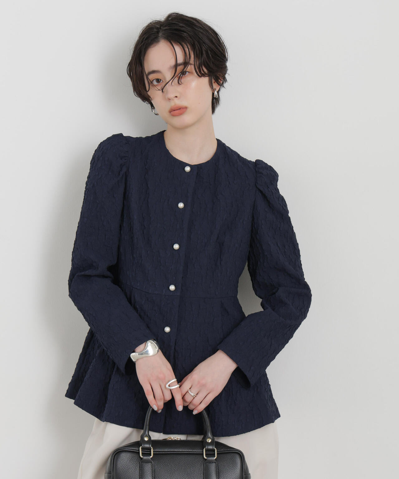 troisieme chaco/別注 PUFFY JACQUARD ジャケット 6716116003