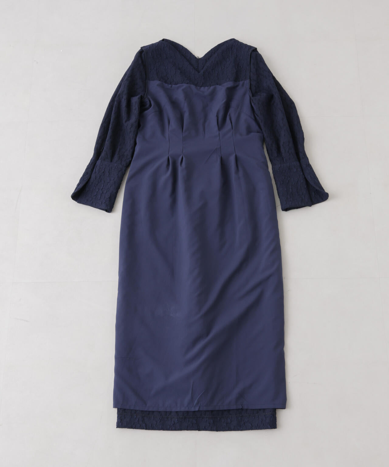 troisieme chaco/別注 PUFFY JACQUARD ワンピース 6716119016