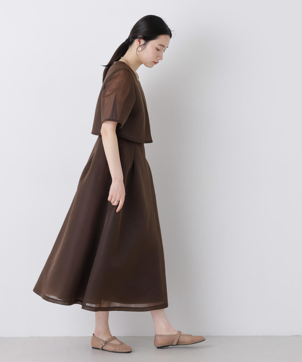 kaene/シアードッキングワンピース 6716119019